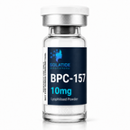 BPC-157 10mg lyophilised powder vial – Solatide Biosciences research peptide, not for human consumption